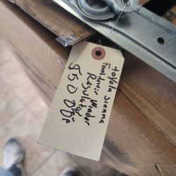 TOYOTA Sienna 11 12 13 14 15 16 17 18 19 LEFT front driver Window Regulator OEM

