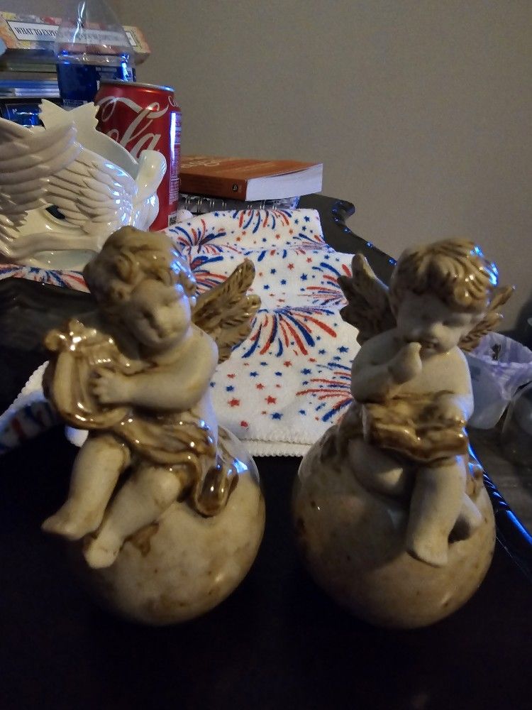 Vintage Porcelain Cherubs