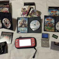 Nintendo Switch Lite, Advance SP, PS2 games etc