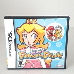 Nintendo DS Super Princess Peach Game Complete In Case