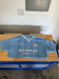man city erling 'HAALAND #9' 2023/24 home XL jersey (fan version)