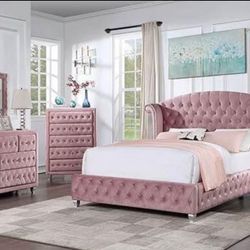 PINK LUXURY BEDROOM SET