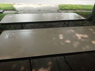 2 Banquet commercial tables