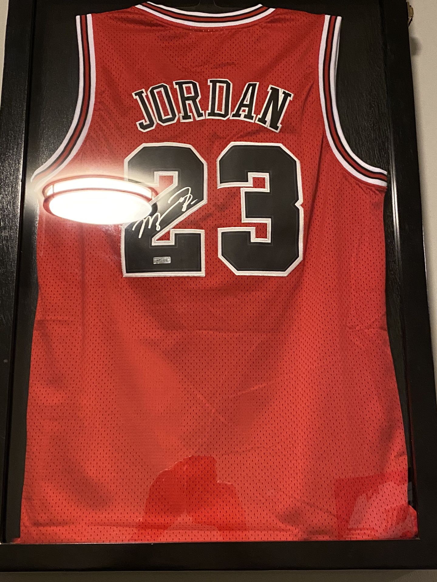 Michael Jordan Mitchell and ness autographed jersey