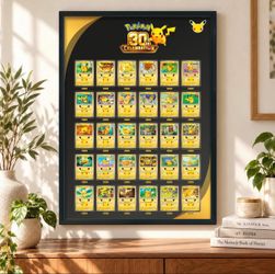Pokemon 30th Celebration Poster – 20” × 30”