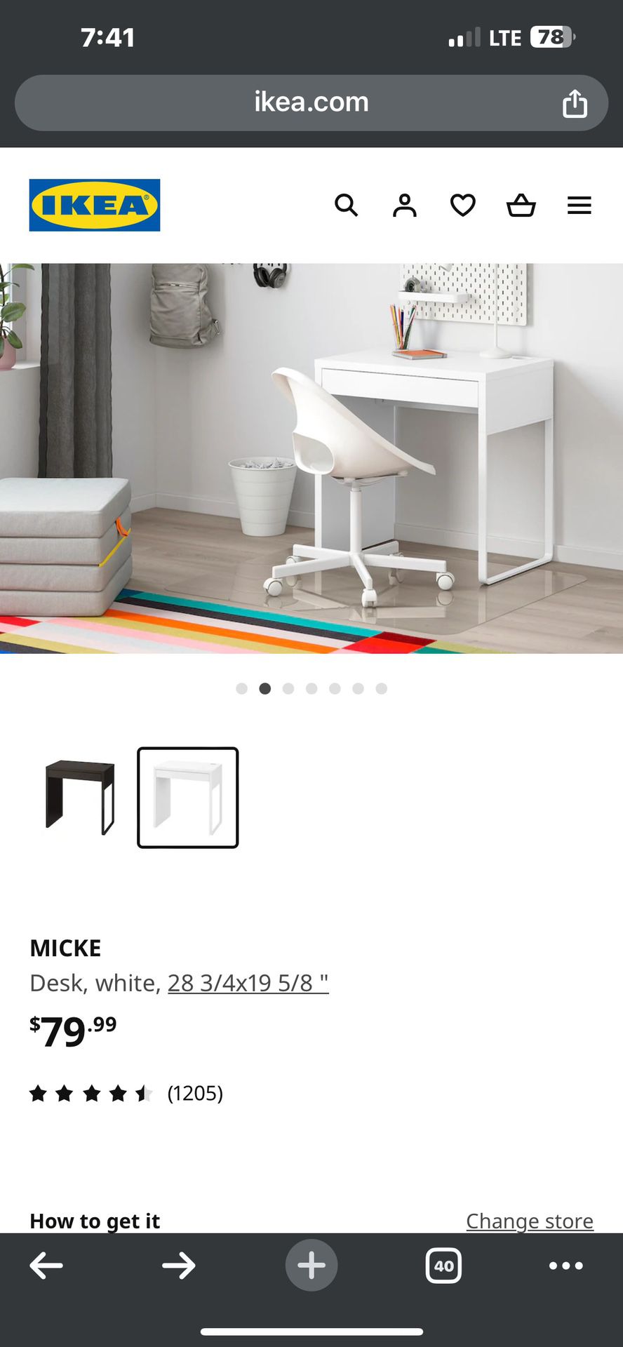 IKEA desk 