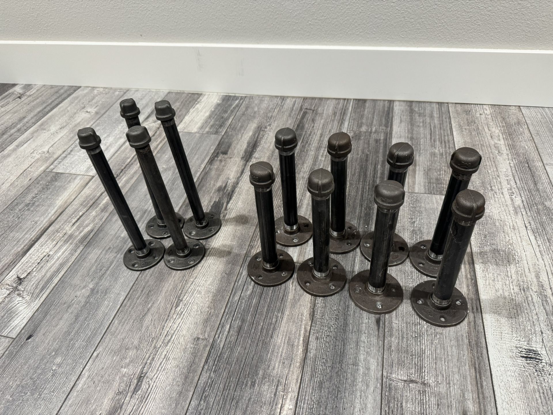 Iron Pipe Shelving Brackets & Shelves