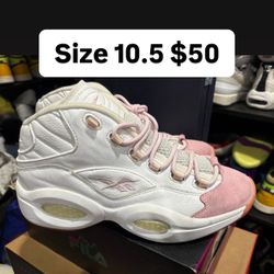 Allen Iverson Pink Easter Size 10.5 Men 