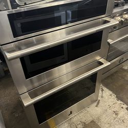 30” microwave oven combo stainless steel Jenn air