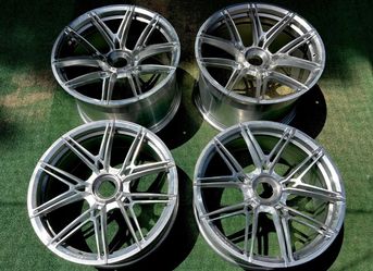 RARE $12k set 21” VORSTEINER VCS 004 MONOBLOCK FORGED WHEELS PORSCHE 911 TURBO CENTER LOCKING