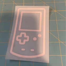 gameboy car decal / window sticker