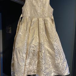 Beige Kids Dress