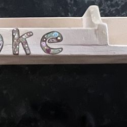 Floating Pink Shelf W/ Brooke Name 