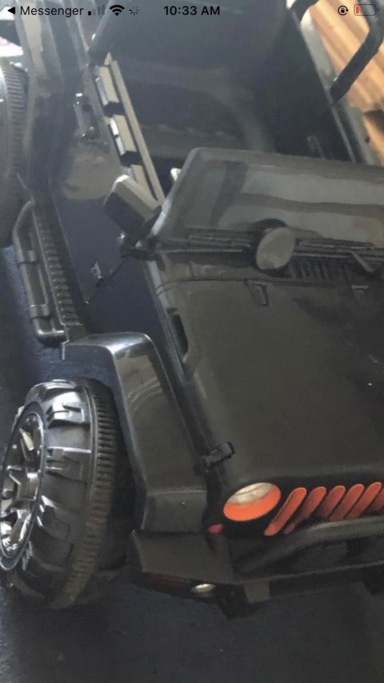 12 volt parental control ride on Jeep