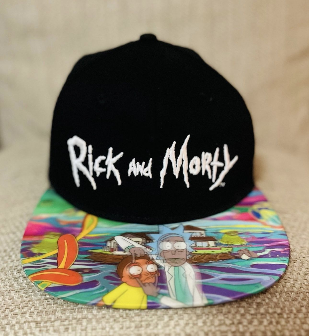 NEW Rick And Morty Sublimated Snapback Hat
