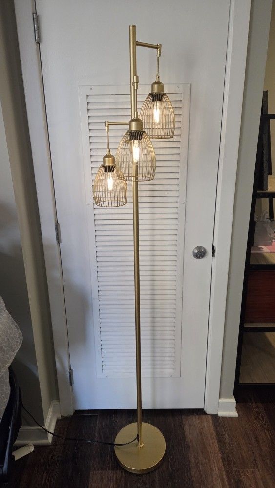 Industrial Style Dimmable Floor Lamp
