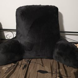 Black Faux Fur Husband Pillow