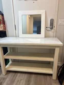 Console & mirror  ( 48’x 18’  H: 30’ )