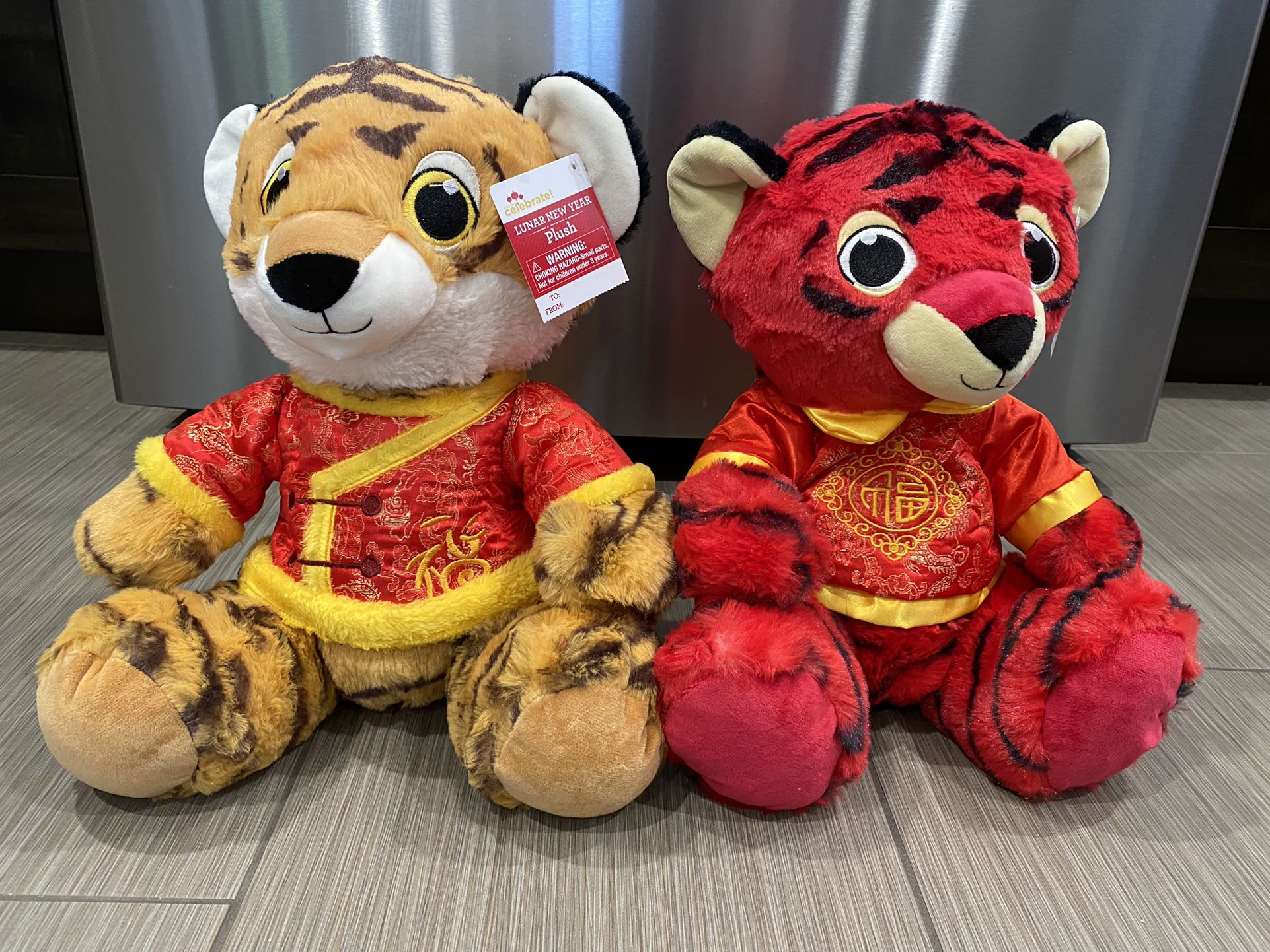 13” Lunar New Year Tiger Plushies 