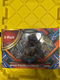 Tapu Koko 2 Pack Box Shiny GX and Figure Collection