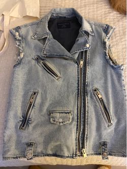 All saints Jean vest - like NEW