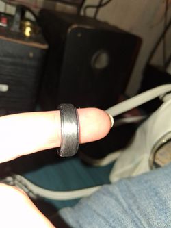 Tungsten men's ring