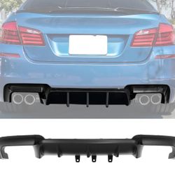 11-16 BMW 5 Series M Sport M-Style Rear Bumper Lip Diffuser