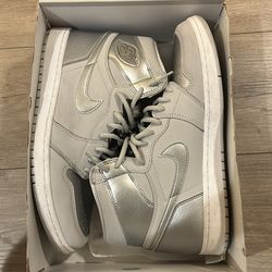 Metallic Silver Jordan 1s