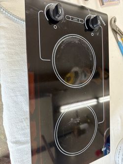 Kenyon 2-Burner Electric Glass Cooktop – Compact & Clean