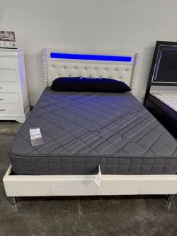 White Queen Bed Frame