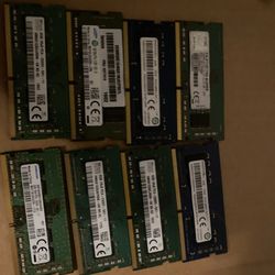 8GB DDR4 Laptop Ram - 8 Available