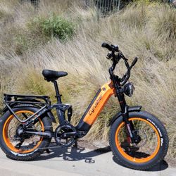 Fat Tires Electric Bike  FULL Suspension