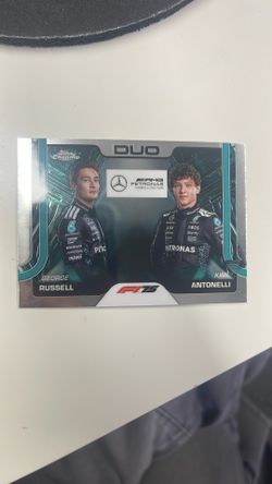 George Russell And Kimi Antonelli Duos #167 Topps F1 Chrome 2025