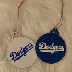 Dodgers Reversible Ornaments