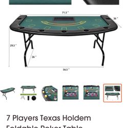 Poker Table