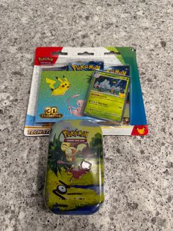 Pokémon TCG 30th Celebration Tech Sticker Bundle with Mini Tin