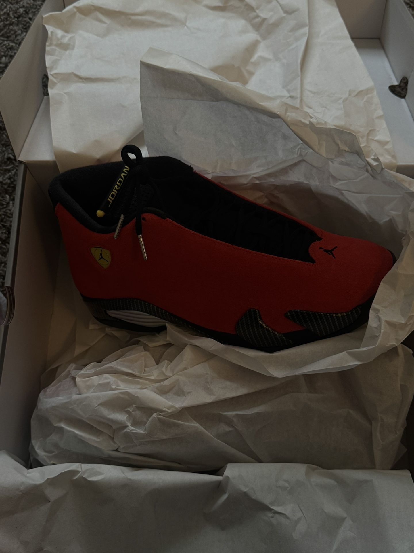 Jordan 14 Ferrari Size 12