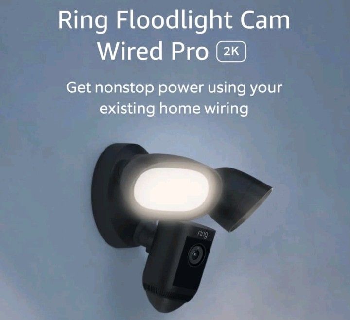 New RING FLOODLIGHT CAM PRO 2K. Be The Big Brother Of Your Area 