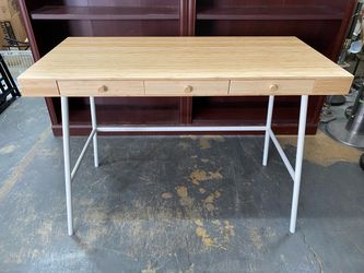 IKEA Lillasen Light Bamboo Desk