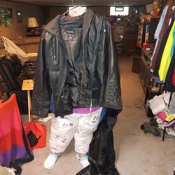 Leather Coat Size 2xl
