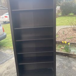 IKEA Hemnes Bookcase, 5 Shelves, Black, Delivery