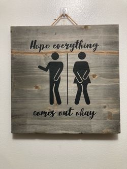 Funny Bathroom Sign