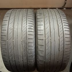 2 Continental Tires 255/40/18