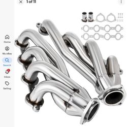 LS SWAP AFTERMARKET CHROME HEADERS  !!BRAND NEW IN BOX!!