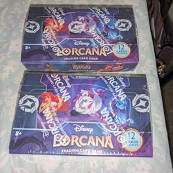 2-SEALED Disney Lorcana Trading Card Game: Ursula's Return Booster Box (($10 for both))