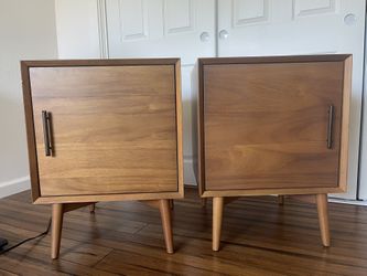 2 West Elm Mid Century Side Tables - Local Delivery Available For Extra