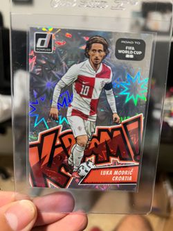2025-26 Panini Donruss FIFA World Cup Luka Modric #8 Kaboom! Case Hit SSP