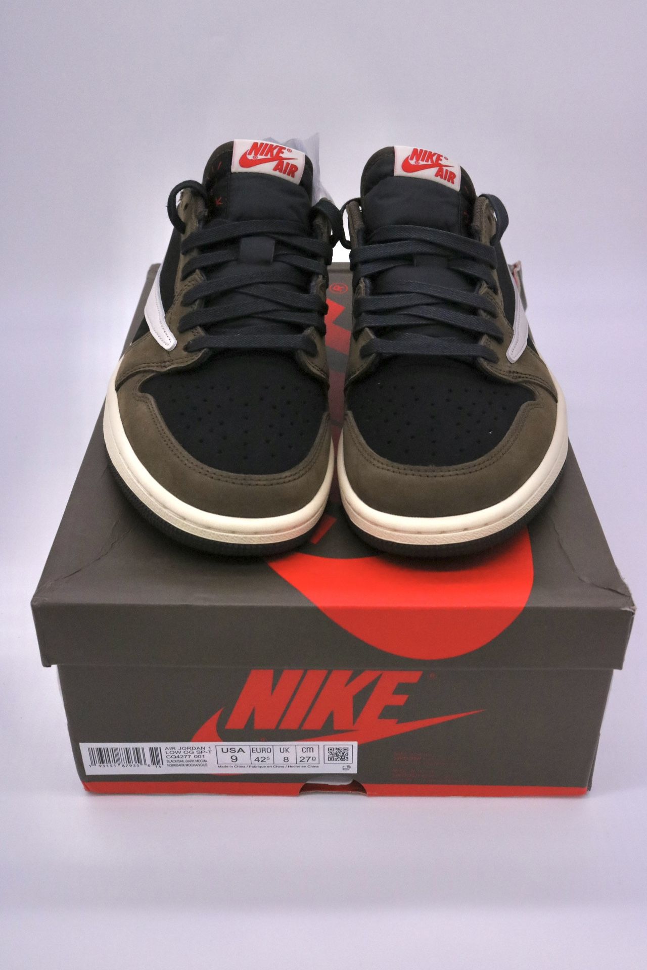 Nike Air Jordan 1 Travis Scott Low Mocha Size 9 Mens