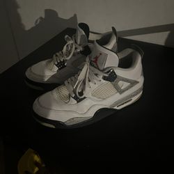 Jordan 4 White Cement