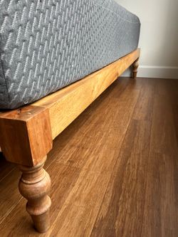 Urban Outfitters Mango Wood Bed Frame - KING